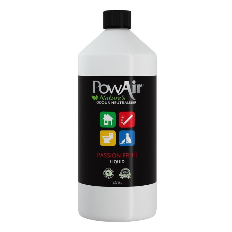 Odour Neutraliser Liquid (Passion Fruit) 922ml, PowAir