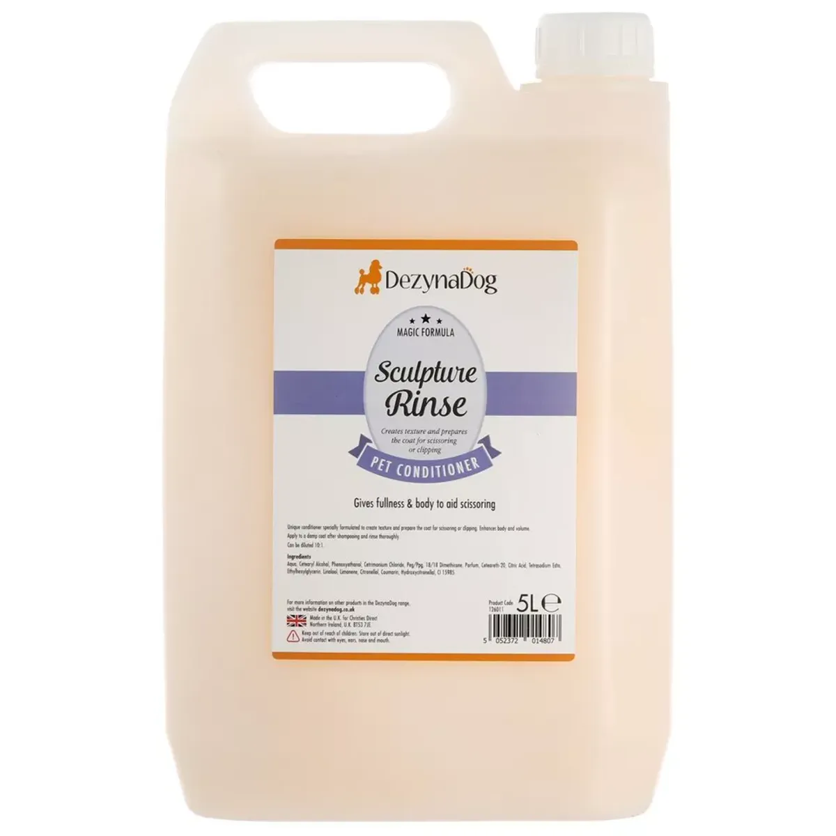 Sculpture Rinse High Volume Conditioner 5L, Dezynadog