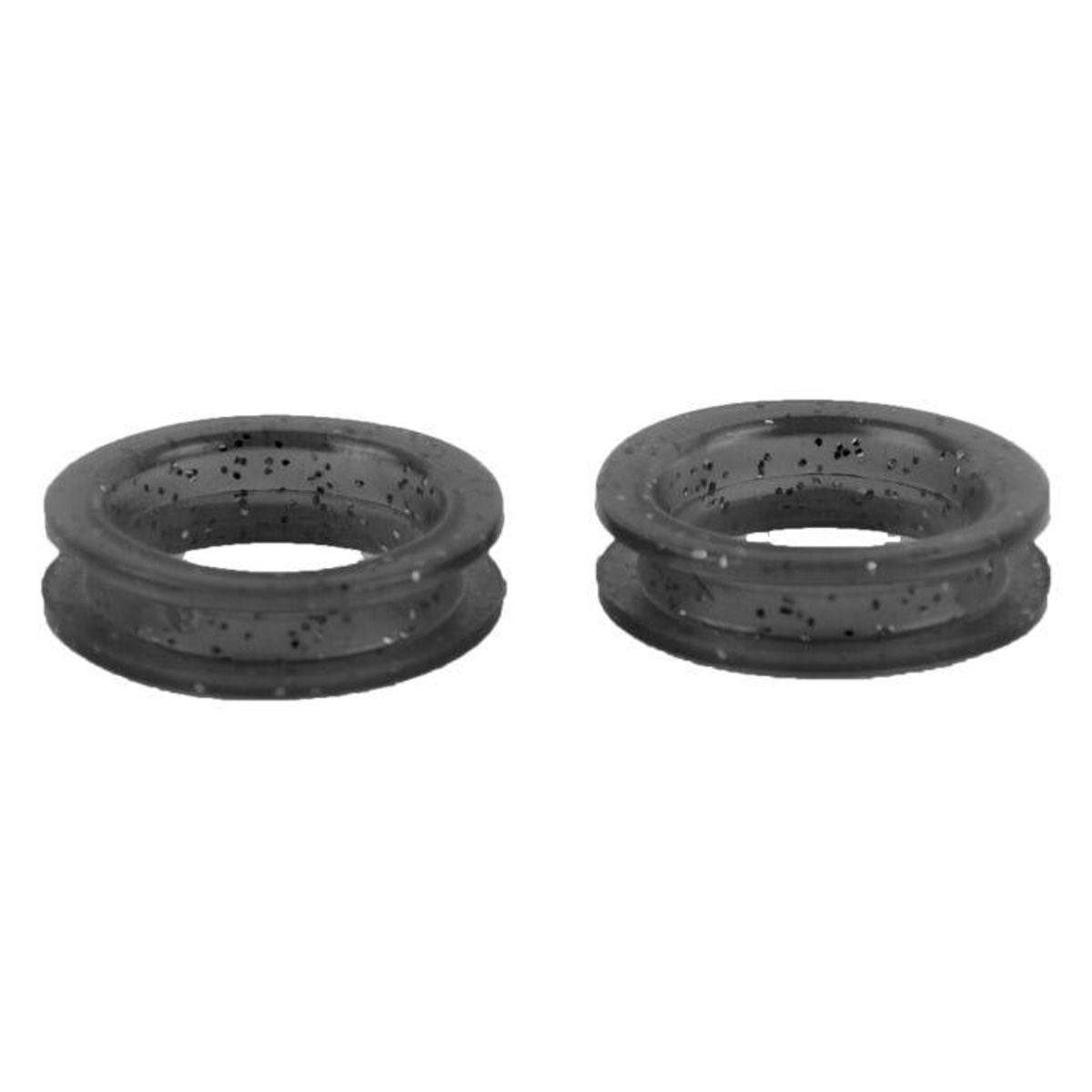 Finger Ring 21 mm Black Glitter Scissor rings 2 Pcs, Show Tech 