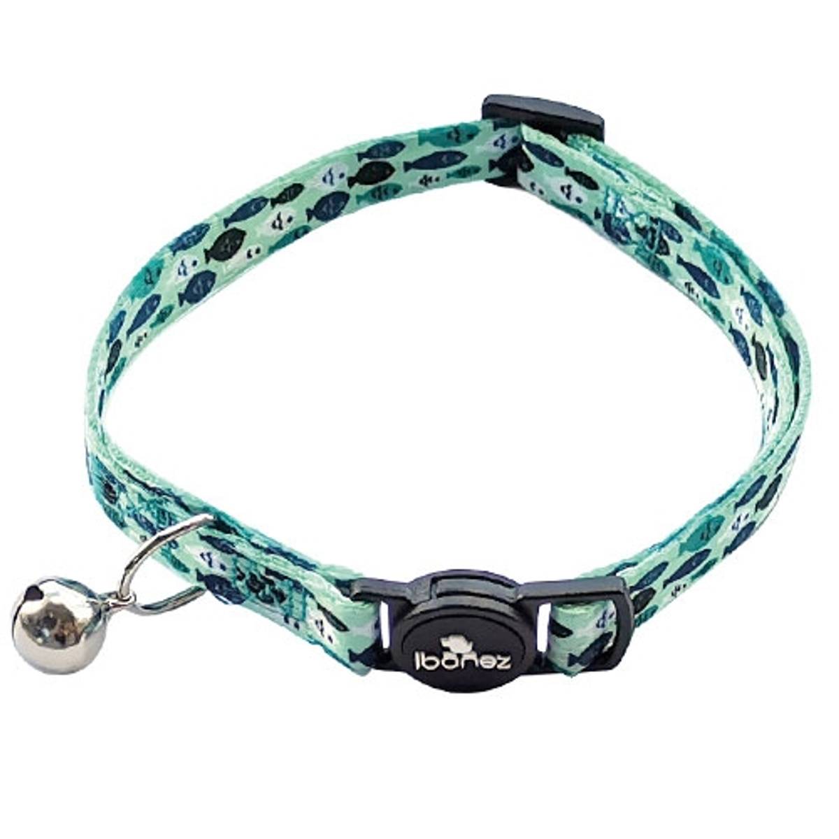 Fish nylon cat collar 25-30cm whit bells, Ibanez
