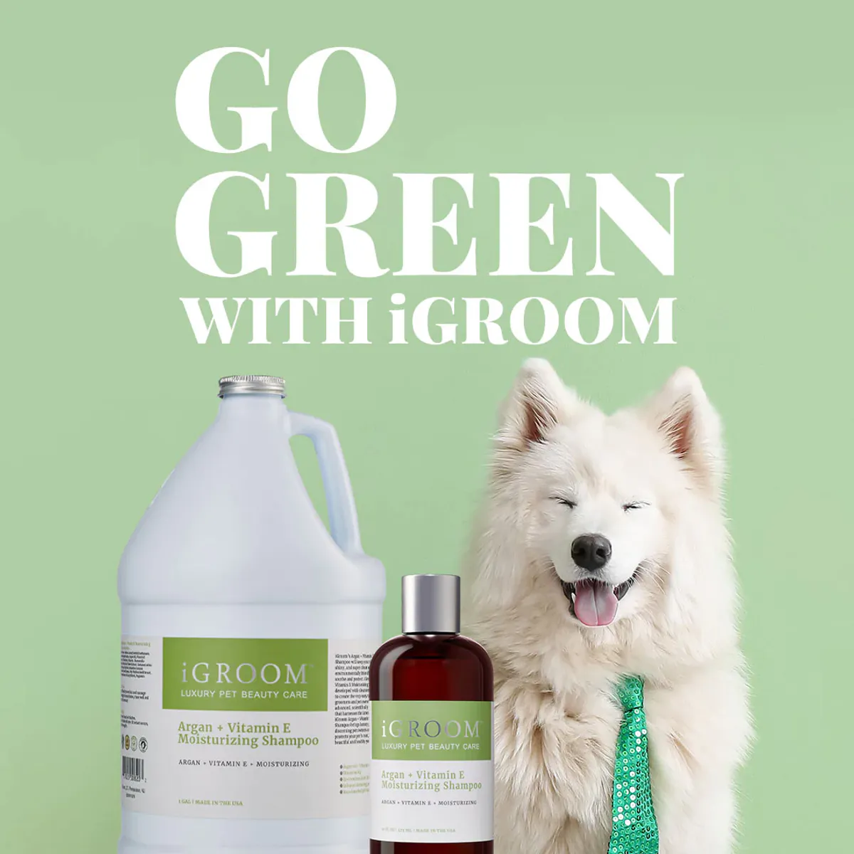 Argan + Vitamin E Shampoo 3,78l, iGROOM
