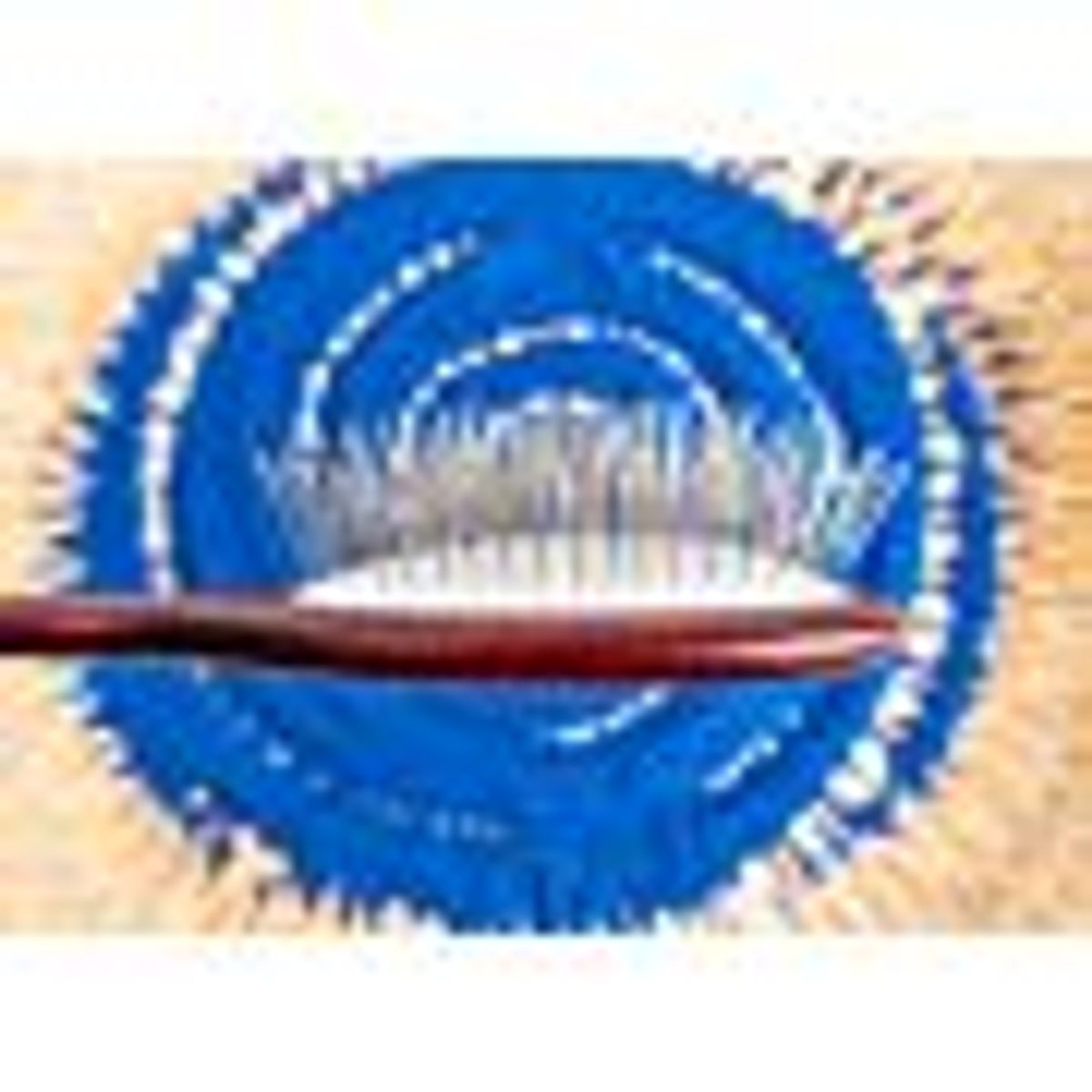 Maxi Pin Brush Large 23 cm - Pin 2 cm, Show Tech