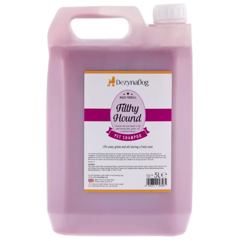 Filthy Hound Deep Clean Shampoo 5L, Dezynadog