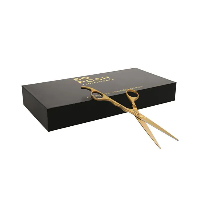 Hovedbilde Ergonomic scissors 7`satin gold BG70-G, SoPosh