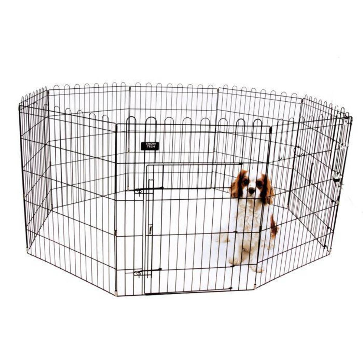 Valpegård Size 3 - 8x61cmBx91cmH Pen For Puppies, ShowTech